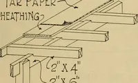 An illustration from Radford’s portfolio of details of building construction; a remarkable and unique collection of full-page plates, accurately drawn and reproduced to exact scale. Complete details for every style of interior trim, including special built-in features. (1911)