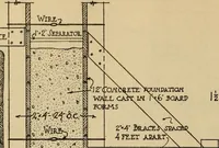 An illustration from Radford’s portfolio of details of building construction; a remarkable and unique collection of full-page plates, accurately drawn and reproduced to exact scale. Complete details for every style of interior trim, including special built-in features. (1911)