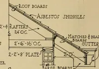 An illustration from Radford’s portfolio of details of building construction; a remarkable and unique collection of full-page plates, accurately drawn and reproduced to exact scale. Complete details for every style of interior trim, including special built-in features. (1911)