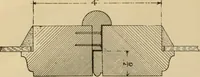 An illustration from Radford’s portfolio of details of building construction; a remarkable and unique collection of full-page plates, accurately drawn and reproduced to exact scale. Complete details for every style of interior trim, including special built-in features. (1911)