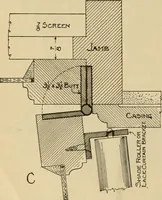 An illustration from Radford’s portfolio of details of building construction; a remarkable and unique collection of full-page plates, accurately drawn and reproduced to exact scale. Complete details for every style of interior trim, including special built-in features. (1911)