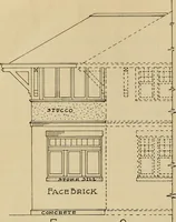 Picture 183 of 312 from Radford’s portfolio of details of building construction; a remarkable and unique collection of full-page plates, accurately drawn and reproduced to exact scale. Complete details for every style of interior trim, including special built-in features. (1911), leaf 99