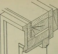 An illustration from Radford's portfolio of details of building construction : a remarkable and unique collection of full-page plates, accurately drawn and reproduced to exact scale ... (1911)