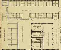 An illustration from Radford's practical barn plans : being a complete collection of practical, economical and common-sense plans of barns, out buildings and stock sheds :: :: :: (1909)