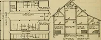 An illustration from Radford's practical barn plans : being a complete collection of practical, economical and common-sense plans of barns, out buildings and stock sheds :: :: :: (1909)