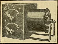 An illustration from Radio for everybody; being a popular guide to practical radio-phone reception and transmission and to the dot-and-dash reception and transmission of the radio telegraph, for the layman who wants to apply radio for his pleasure and profit without going into the special theories and the intricacies of the art (1922)
