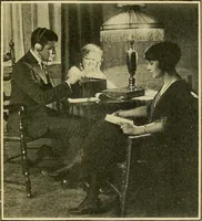 An illustration from Radio for everybody; being a popular guide to practical radio-phone reception and transmission and to the dot-and-dash reception and transmission of the radio telegraph, for the layman who wants to apply radio for his pleasure and profit without going into the special theories and the intricacies of the art (1922)