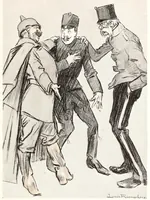 Picture 10 of 18 from Raemaekers' Cartoons: with accompanying notes by well-known English writers (1917), leaf 177