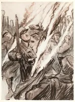 An illustration from Raemaekers' Cartoons: with accompanying notes by well-known English writers (1917)