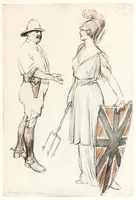 Picture 14 of 18 from Raemaekers' Cartoons: with accompanying notes by well-known English writers (1917), leaf 245