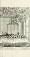 An illustration from Raggvaglio della solenne comparsa, fatta in Roma gli otto di gennaio MDCLXXXVII. dall'illvstrissimo, et eccellentissimo signor conte di Castelmaine ambasciadore straordinario della Sagra Real Maestà di Giacomo Secondo rè d'Inghilterra, Scozia, Francia, et Ibernia, difensore della fede alla Santa Sede Apostolica, in andare pvblicamente all'vdienza della Santità di Nostro Signore Papa Innocenzo Vndecimo (1687)