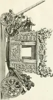 An illustration from Raggvaglio della solenne comparsa, fatta in Roma gli otto di gennaio MDCLXXXVII. dall'illvstrissimo, et eccellentissimo signor conte di Castelmaine ambasciadore straordinario della Sagra Real Maestà di Giacomo Secondo rè d'Inghilterra, Scozia, Francia, et Ibernia, difensore della fede alla Santa Sede Apostolica, in andare pvblicamente all'vdienza della Santità di Nostro Signore Papa Innocenzo Vndecimo (1687)