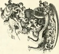 An illustration from Raggvaglio della solenne comparsa, fatta in Roma gli otto di gennaio MDCLXXXVII. dall'illvstrissimo, et eccellentissimo signor conte di Castelmaine ambasciadore straordinario della Sagra Real Maestà di Giacomo Secondo rè d'Inghilterra, Scozia, Francia, et Ibernia, difensore della fede alla Santa Sede Apostolica, in andare pvblicamente all'vdienza della Santità di Nostro Signore Papa Innocenzo Vndecimo (1687)