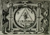 An illustration from Ragionamento di Luca Contile sopra la proprietà delle imprese con le particolari de gli academici Affidati et con le interpretationi et croniche .. (1574)