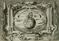 An illustration from Ragionamento di Luca Contile sopra la proprietà delle imprese con le particolari de gli academici Affidati et con le interpretationi et croniche .. (1574)