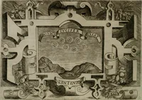 An illustration from Ragionamento di Luca Contile sopra la proprietà delle imprese con le particolari de gli academici Affidati et con le interpretationi et croniche .. (1574)