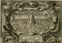 An illustration from Ragionamento di Luca Contile sopra la proprietà delle imprese con le particolari de gli academici Affidati et con le interpretationi et croniche .. (1574)