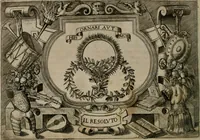 An illustration from Ragionamento di Luca Contile sopra la proprietà delle imprese con le particolari de gli academici Affidati et con le interpretationi et croniche .. (1574)