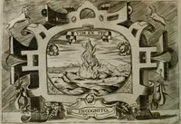 An illustration from Ragionamento di Luca Contile sopra la proprietà delle imprese con le particolari de gli academici Affidati et con le interpretationi et croniche .. (1574)