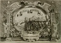 An illustration from Ragionamento di Luca Contile sopra la proprietà delle imprese con le particolari de gli academici Affidati et con le interpretationi et croniche .. (1574)