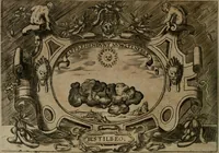 An illustration from Ragionamento di Luca Contile sopra la proprietà delle imprese con le particolari de gli academici Affidati et con le interpretationi et croniche .. (1574)