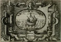 An illustration from Ragionamento di Luca Contile sopra la proprietà delle imprese con le particolari de gli academici Affidati et con le interpretationi et croniche .. (1574)