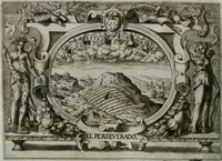An illustration from Ragionamento di Luca Contile sopra la proprietà delle imprese con le particolari de gli academici Affidati et con le interpretationi et croniche .. (1574)