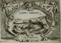 An illustration from Ragionamento di Luca Contile sopra la proprietà delle imprese con le particolari de gli academici Affidati et con le interpretationi et croniche .. (1574)