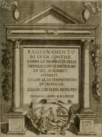 An illustration from Ragionamento di Luca Contile sopra la proprietà delle imprese con le particolari de gli academici Affidati et con le interpretationi et croniche .. (1574)