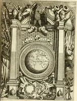An illustration from Ragionamento di Lvca Contile sopra la proprietà delle imprese : con le particolari de gli academici Affidati et con le interpretationi et croniche (1574)