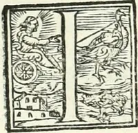 An illustration from Ragionamento di Lvca Contile sopra la proprietà delle imprese : con le particolari de gli academici Affidati et con le interpretationi et croniche (1574)