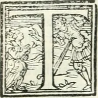 An illustration from Ragionamento di Lvca Contile sopra la proprietà delle imprese : con le particolari de gli academici Affidati et con le interpretationi et croniche (1574)