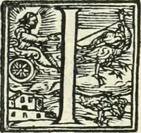 An illustration from Ragionamento di Lvca Contile sopra la proprietà delle imprese : con le particolari de gli academici Affidati et con le interpretationi et croniche (1574)