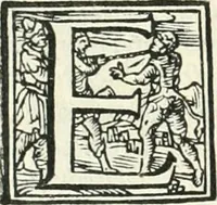 An illustration from Ragionamento di Lvca Contile sopra la proprietà delle imprese : con le particolari de gli academici Affidati et con le interpretationi et croniche (1574)