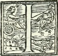 An illustration from Ragionamento di Lvca Contile sopra la proprietà delle imprese : con le particolari de gli academici Affidati et con le interpretationi et croniche (1574)