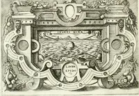 An illustration from Ragionamento di Lvca Contile sopra la proprietà delle imprese : con le particolari de gli academici Affidati et con le interpretationi et croniche (1574)