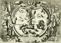 An illustration from Ragionamento di Lvca Contile sopra la proprietà delle imprese : con le particolari de gli academici Affidati et con le interpretationi et croniche (1574)