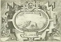 Picture 94 of 184 from Ragionamento di Lvca Contile sopra la proprietà delle imprese : con le particolari de gli academici Affidati et con le interpretationi et croniche (1574), leaf 215