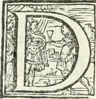 An illustration from Ragionamento di Lvca Contile sopra la proprietà delle imprese : con le particolari de gli academici Affidati et con le interpretationi et croniche (1574)