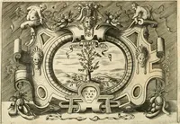 An illustration from Ragionamento di Lvca Contile sopra la proprietà delle imprese : con le particolari de gli academici Affidati et con le interpretationi et croniche (1574)