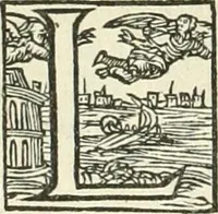 An illustration from Ragionamento di Lvca Contile sopra la proprietà delle imprese : con le particolari de gli academici Affidati et con le interpretationi et croniche (1574)