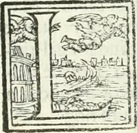 An illustration from Ragionamento di Lvca Contile sopra la proprietà delle imprese : con le particolari de gli academici Affidati et con le interpretationi et croniche (1574)