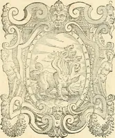 An illustration from Ragionamento di Lvca Contile sopra la proprietà delle imprese : con le particolari de gli academici Affidati et con le interpretationi et croniche (1574)
