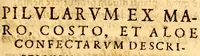 An illustration from Raimundi Mindereri medicinae doctoris ac reip: Augustanae phÿsici Aloedarium marocostinum (1616)