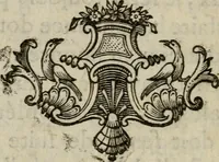 An illustration from Catalogue raisonné des bijoux, porcelaines, bronzes, lacqs, lustres de cristal de roche et de porcelaine : pendules de goût & autres meubles curieux ou composés : tableaux, desseins, estampes, coquilles & autres effets de curtiosité, provenans de la succession de M. Angran, vicomte de Fonspertuis (1747)