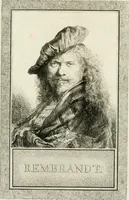 An illustration from Catalogue raisonné de toutes les estampes qui forment l'oeuvre de Rembrandt, et ceux de ses principaux imitateurs (1797)