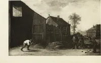An illustration from A catalogue raisonné of the works of the most eminent Dutch, Flemish, and French painters; in which is included a short biographical notice of the artists, with a copious description of their principal pictures; a statement of the prices at which such pictures have been sold at public sales on the continent and in England; a reference to the galleries and private collections, in which a large portion are at present; and the names of the artists by whom they have been engraved; to which is added, a brief notice of the scholars & imitators of the great masters of the above schools: (1829)