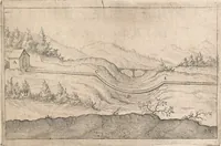 An illustration from Les raisons des forces mouuantes auec diuerses machines tant vtilles que plaisantes : aus quelles sont adioints plusieurs desseings de grotes et fontaines (1615)