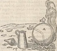 An illustration from Les raisons des forces mouuantes auec diuerses machines tant vtilles que plaisantes : aus quelles sont adioints plusieurs desseings de grotes et fontaines (1615)