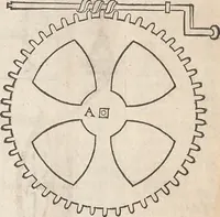 An illustration from Les raisons des forces mouuantes auec diuerses machines tant vtilles que plaisantes : aus quelles sont adioints plusieurs desseings de grotes et fontaines (1615)